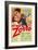 The Mark of Zorro, Linda Darnell, Tyrone Power on Argentinian Poster Art, 1940-null-Framed Art Print