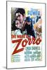 The Mark of Zorro - Movie Poster Reproduction-null-Mounted Premium Giclee Print