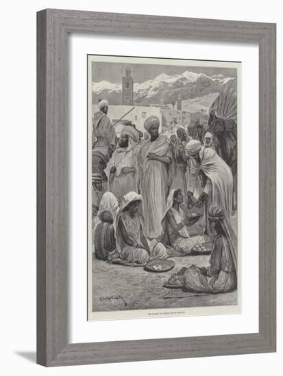 The Market at Amsmiz, South Morocco-Richard Caton Woodville II-Framed Giclee Print