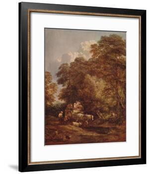 'The Market Cart', 1786, (c1915)-Thomas Gainsborough-Framed Giclee Print
