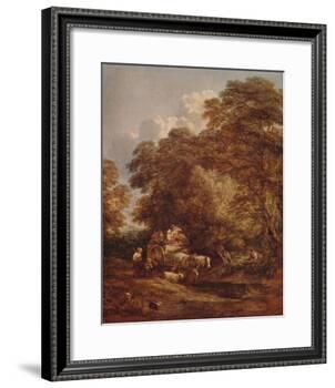 'The Market Cart', 1786, (c1915)-Thomas Gainsborough-Framed Giclee Print