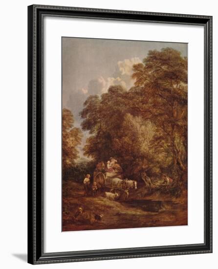 'The Market Cart', 1786, (c1915)-Thomas Gainsborough-Framed Giclee Print