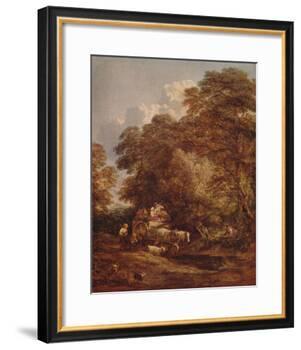 'The Market Cart', 1786, (c1915)-Thomas Gainsborough-Framed Giclee Print