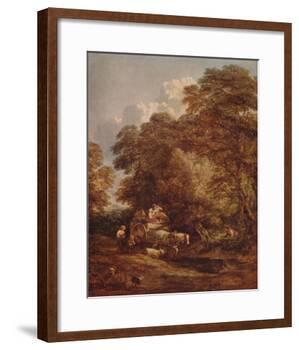 'The Market Cart', 1786, (c1915)-Thomas Gainsborough-Framed Giclee Print