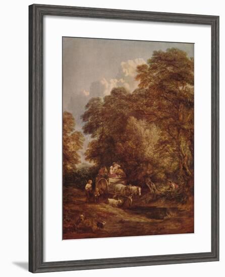 'The Market Cart', 1786, (c1915)-Thomas Gainsborough-Framed Giclee Print