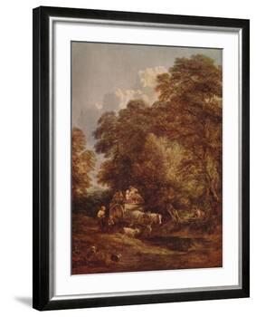 'The Market Cart', 1786, (c1915)-Thomas Gainsborough-Framed Giclee Print