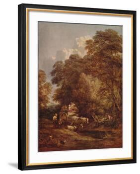 'The Market Cart', 1786, (c1915)-Thomas Gainsborough-Framed Giclee Print