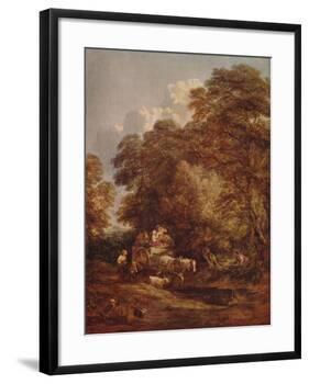 'The Market Cart', 1786, (c1915)-Thomas Gainsborough-Framed Giclee Print