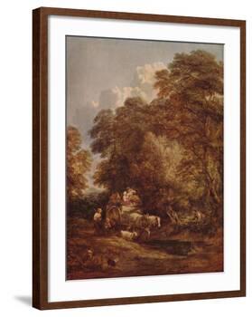 'The Market Cart', 1786, (c1915)-Thomas Gainsborough-Framed Giclee Print