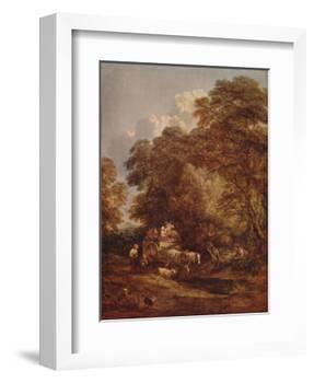'The Market Cart', 1786, (c1915)-Thomas Gainsborough-Framed Giclee Print