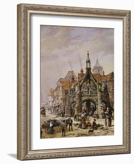 The Market Cross, Salisbury-Louise J. Rayner-Framed Giclee Print