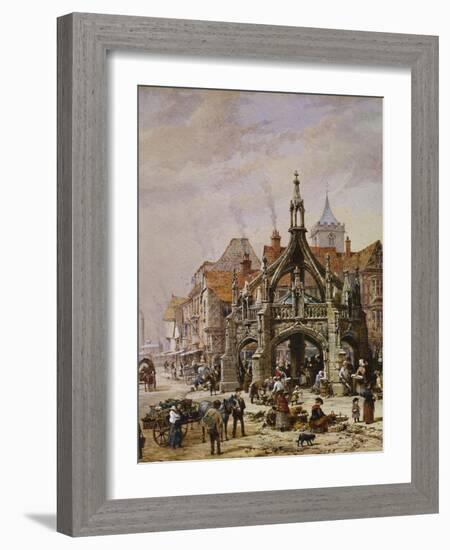 The Market Cross, Salisbury-Louise J. Rayner-Framed Giclee Print