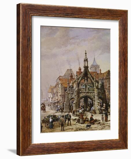 The Market Cross, Salisbury-Louise J. Rayner-Framed Giclee Print