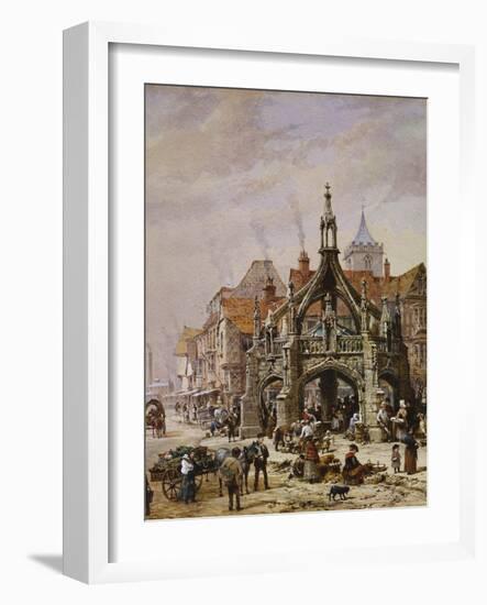 The Market Cross, Salisbury-Louise J. Rayner-Framed Giclee Print