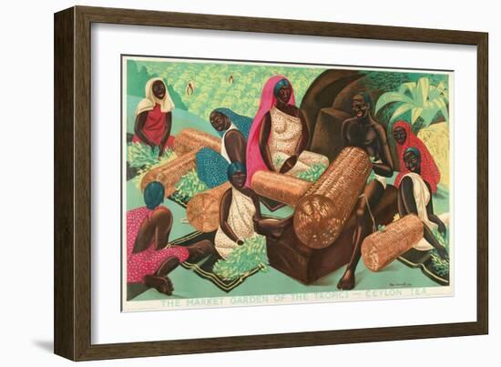 The Market Garden of the Tropics - Ceylon Tea-Edgar Ainsworth-Framed Giclee Print