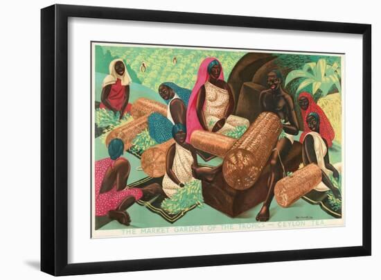 The Market Garden of the Tropics - Ceylon Tea-Edgar Ainsworth-Framed Giclee Print