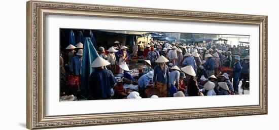 The Market, Hoi Han (Hoi An), Vietnam, Indochina, Southeast Asia, Asia-Bruno Morandi-Framed Photographic Print