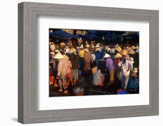 The Market, Hoi Han (Hoi An), Vietnam, Indochina, Southeast Asia, Asia-Bruno Morandi-Framed Photographic Print