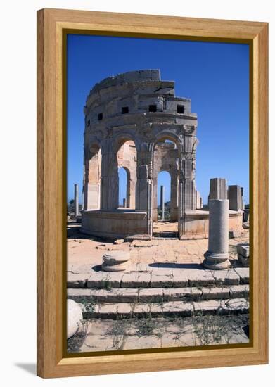 The Market, Leptis Magna, Libya-Vivienne Sharp-Framed Premier Image Canvas