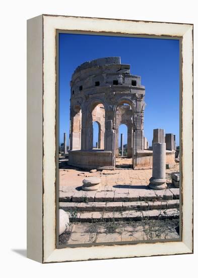 The Market, Leptis Magna, Libya-Vivienne Sharp-Framed Premier Image Canvas