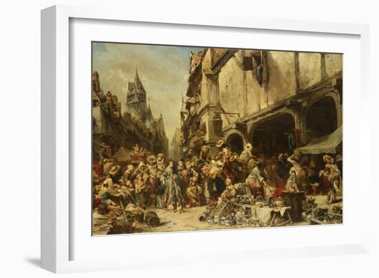 The Market Place, 1862-Leon Bakst-Framed Giclee Print