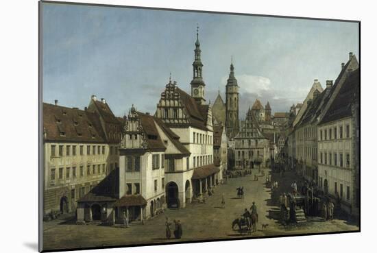The Market Place, Pirna, 1753-54-Bernardo Strozzi-Mounted Giclee Print