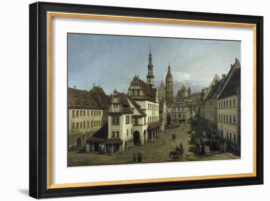 The Market Place, Pirna, 1753-54-Bernardo Strozzi-Framed Giclee Print