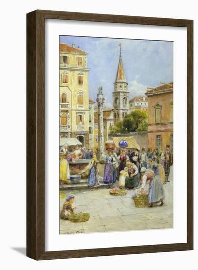 The Market Place-Ebenezer Wake Cook-Framed Giclee Print