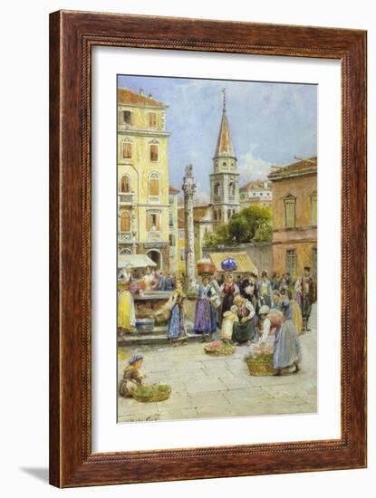 The Market Place-Ebenezer Wake Cook-Framed Giclee Print