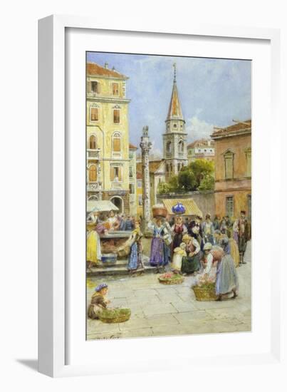 The Market Place-Ebenezer Wake Cook-Framed Giclee Print