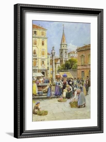 The Market Place-Ebenezer Wake Cook-Framed Giclee Print