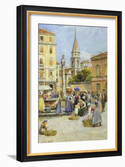 The Market Place-Ebenezer Wake Cook-Framed Giclee Print