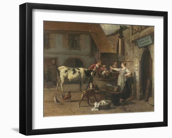 The Market Square-Theodore Gerard-Framed Giclee Print