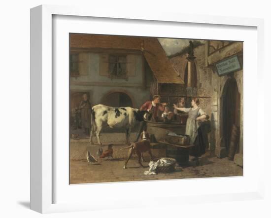 The Market Square-Theodore Gerard-Framed Giclee Print