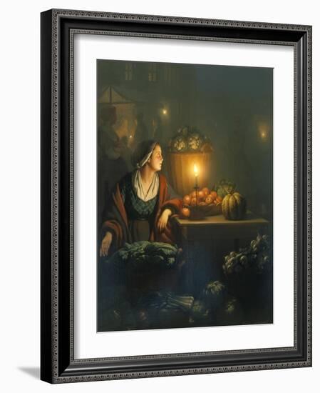 The Market Stall-Petrus van Schendel-Framed Giclee Print