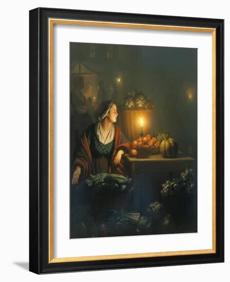 The Market Stall-Petrus van Schendel-Framed Giclee Print