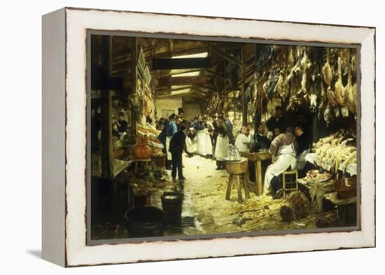 The Marketplace, 1885-Victor Gabriel Gilbert-Framed Premier Image Canvas