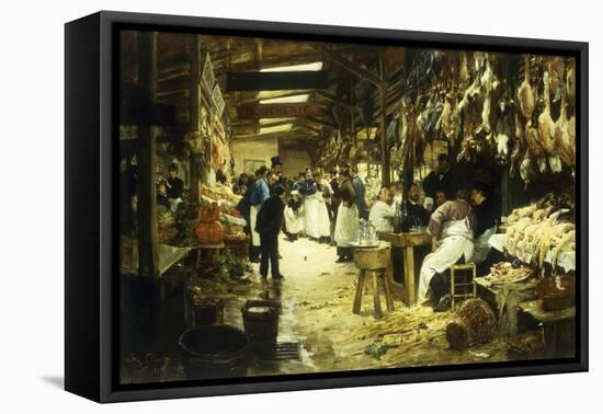 The Marketplace, 1885-Victor Gabriel Gilbert-Framed Premier Image Canvas