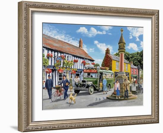 The Marketplace-Trevor Mitchell-Framed Giclee Print