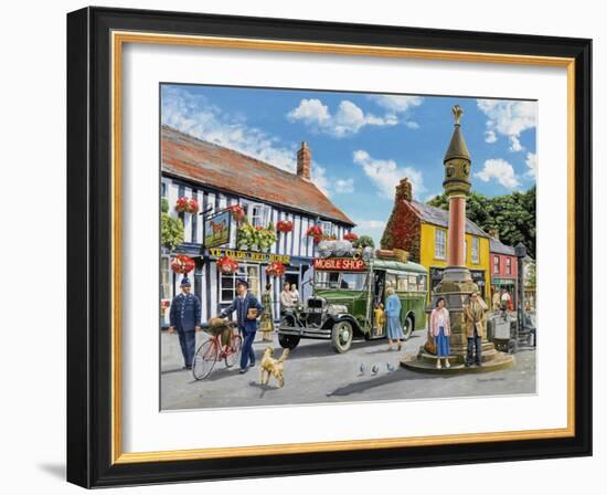 The Marketplace-Trevor Mitchell-Framed Giclee Print