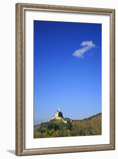 The Marksburg High Above Braubach at River Rhine-Uwe Steffens-Framed Photographic Print