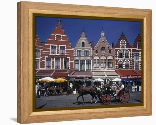 The Markt, Bruges, Belgium-Alan Copson-Framed Premier Image Canvas