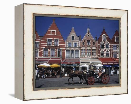 The Markt, Bruges, Belgium-Alan Copson-Framed Premier Image Canvas