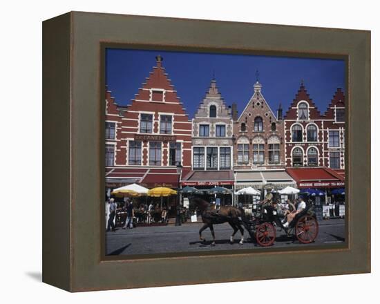 The Markt, Bruges, Belgium-Alan Copson-Framed Premier Image Canvas