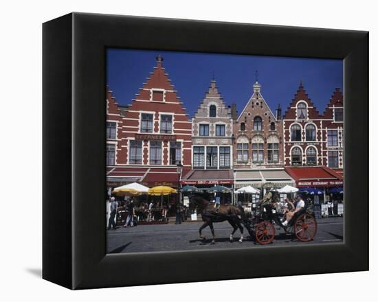 The Markt, Bruges, Belgium-Alan Copson-Framed Premier Image Canvas