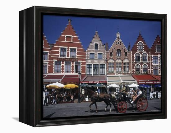 The Markt, Bruges, Belgium-Alan Copson-Framed Premier Image Canvas