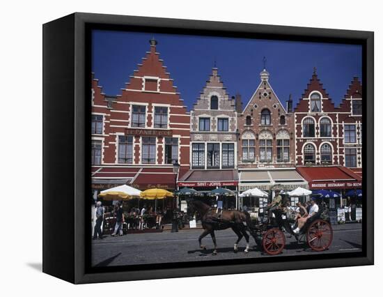 The Markt, Bruges, Belgium-Alan Copson-Framed Premier Image Canvas