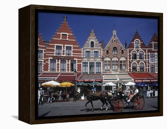 The Markt, Bruges, Belgium-Alan Copson-Framed Premier Image Canvas