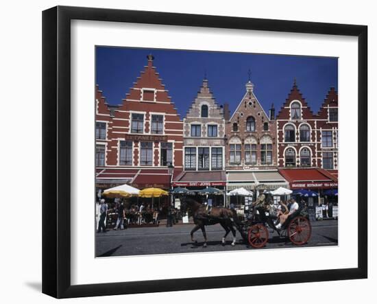 The Markt, Bruges, Belgium-Alan Copson-Framed Photographic Print