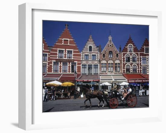 The Markt, Bruges, Belgium-Alan Copson-Framed Photographic Print